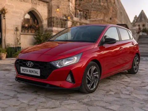Hyundai i20 Red Automatic - Hatchback car rental in Cappadocia