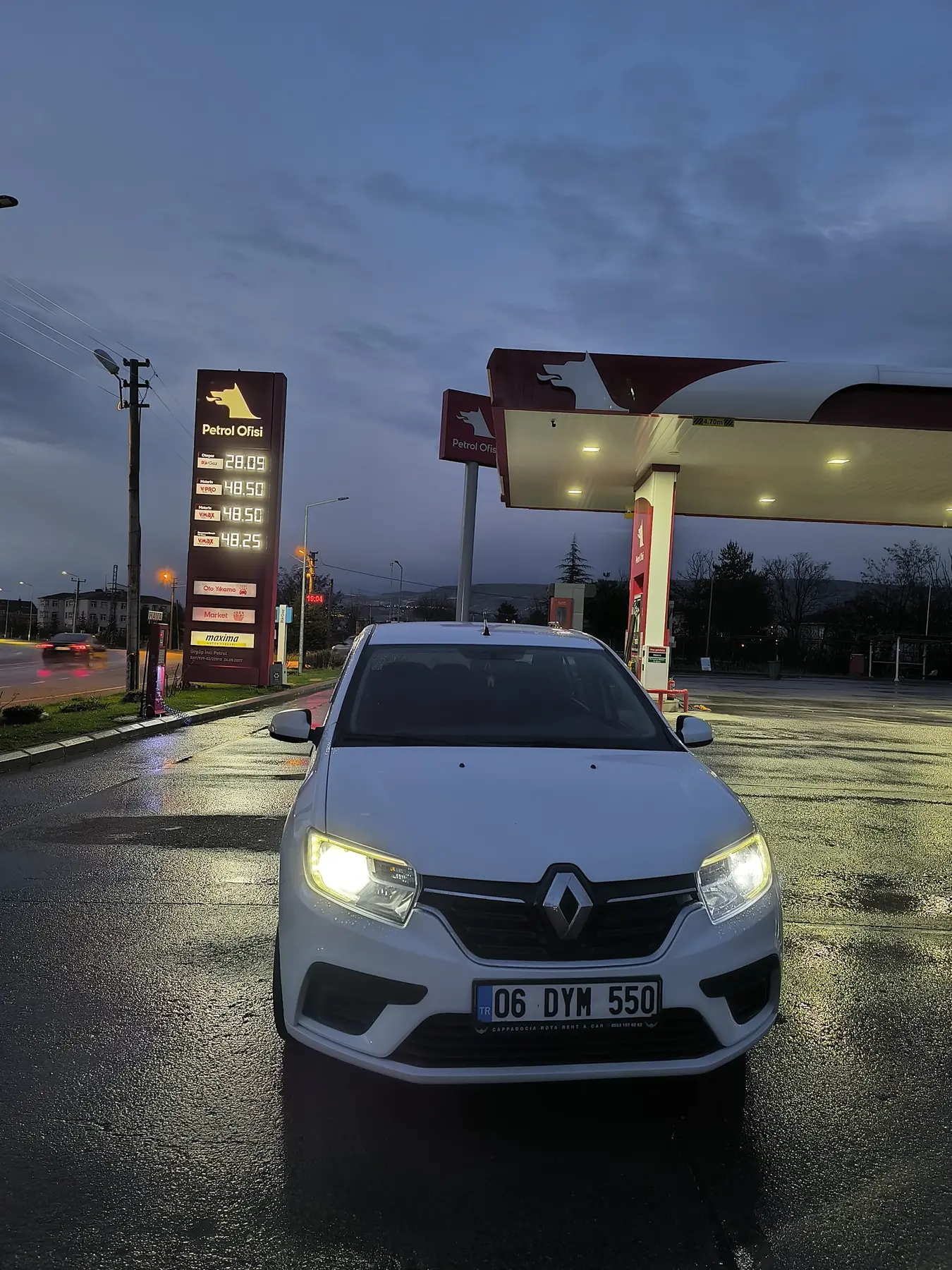 Night vehicle handoff business view