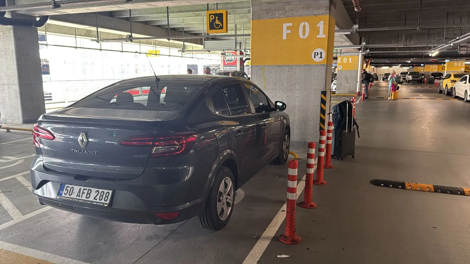 Airport transfer vehicle business view